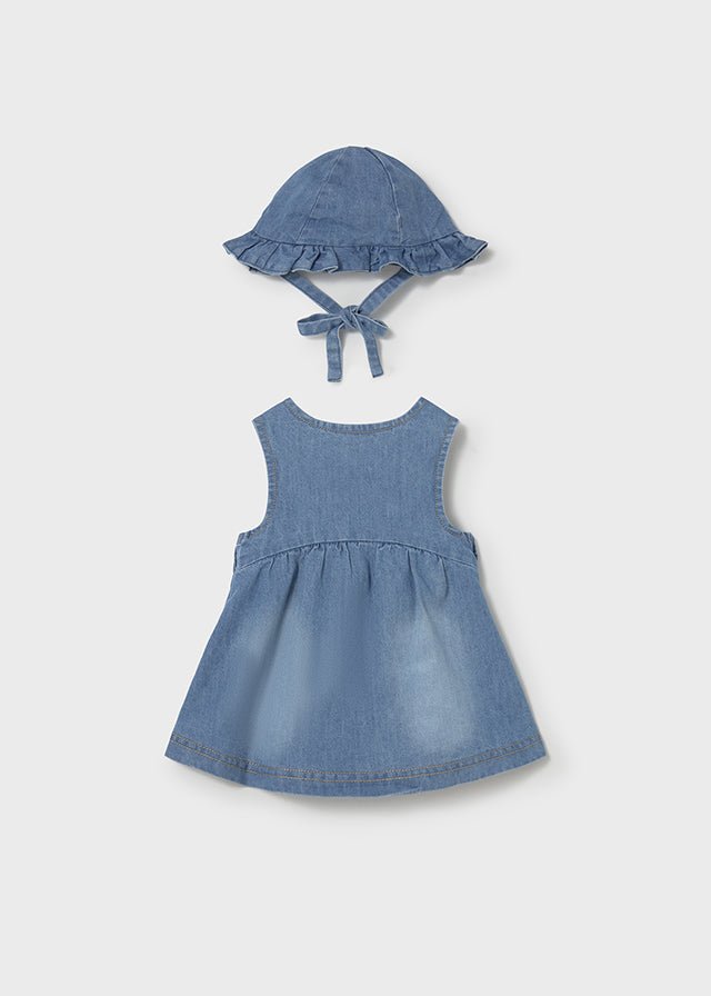 Abito Jeans + Cappello 1816 - Coccole e Ricami p.iva IT09642670583