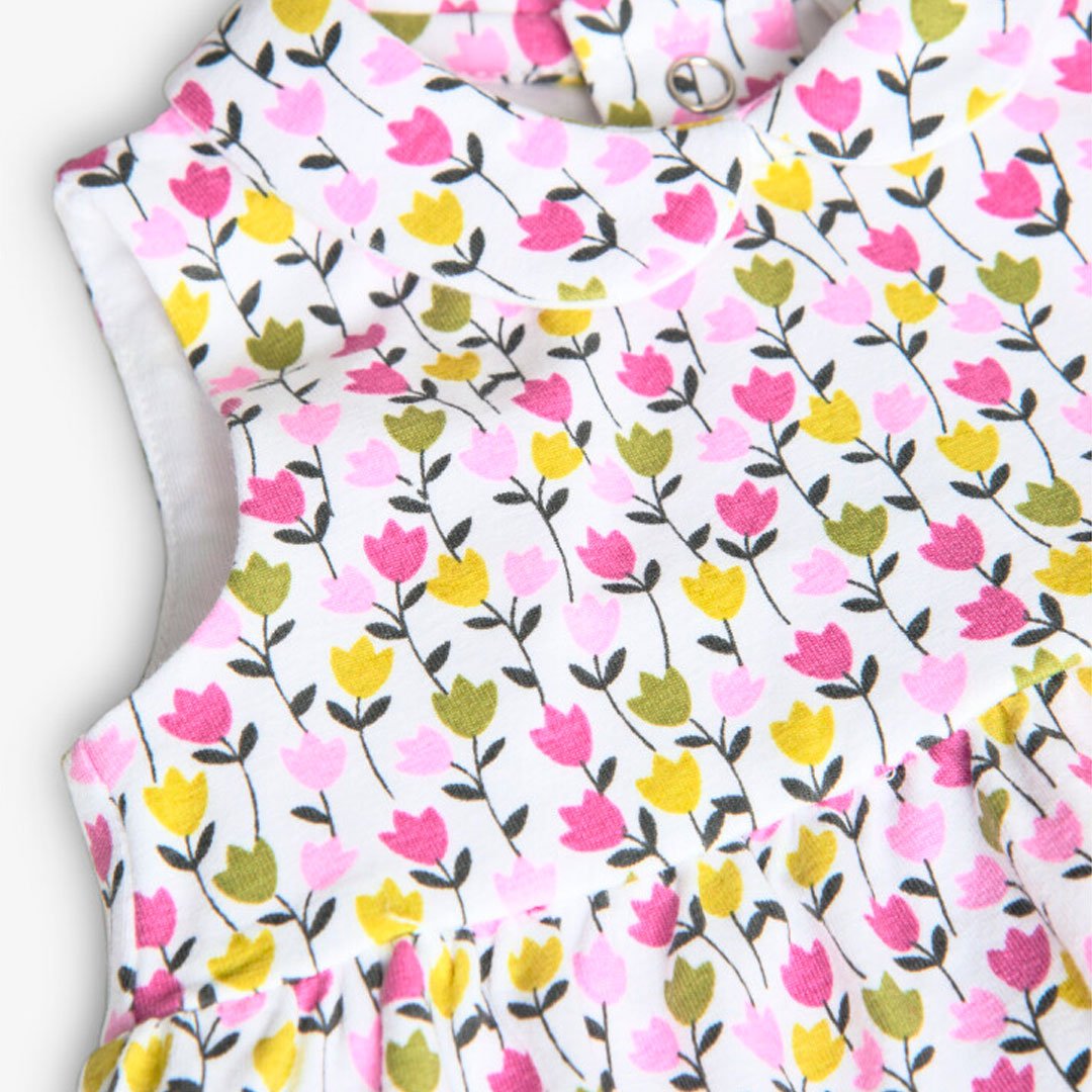 Abito Jersey Tulipani - Coccole e Ricami p.iva IT09642670583