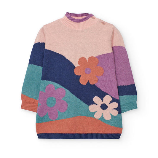 Abito Maglia 222040 - Coccole e Ricami p.iva IT09642670583