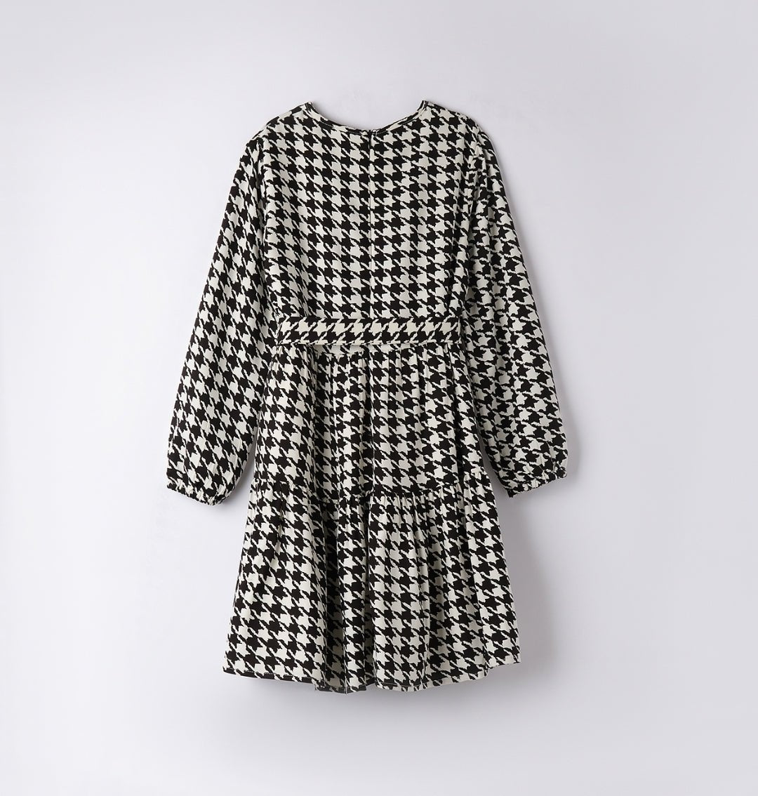 Abito teenager pied de poule - Coccole e Ricami