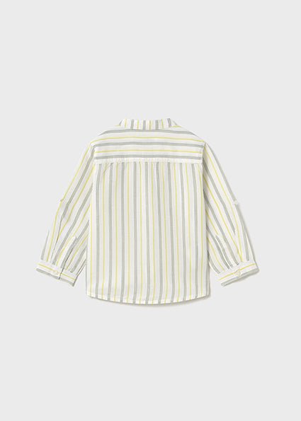 Camicia Lino Righe - Coccole e Ricami p.iva IT09642670583