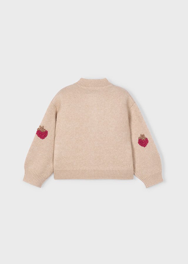 Cardigan Fragole 4309 - Coccole e Ricami p.iva IT09642670583