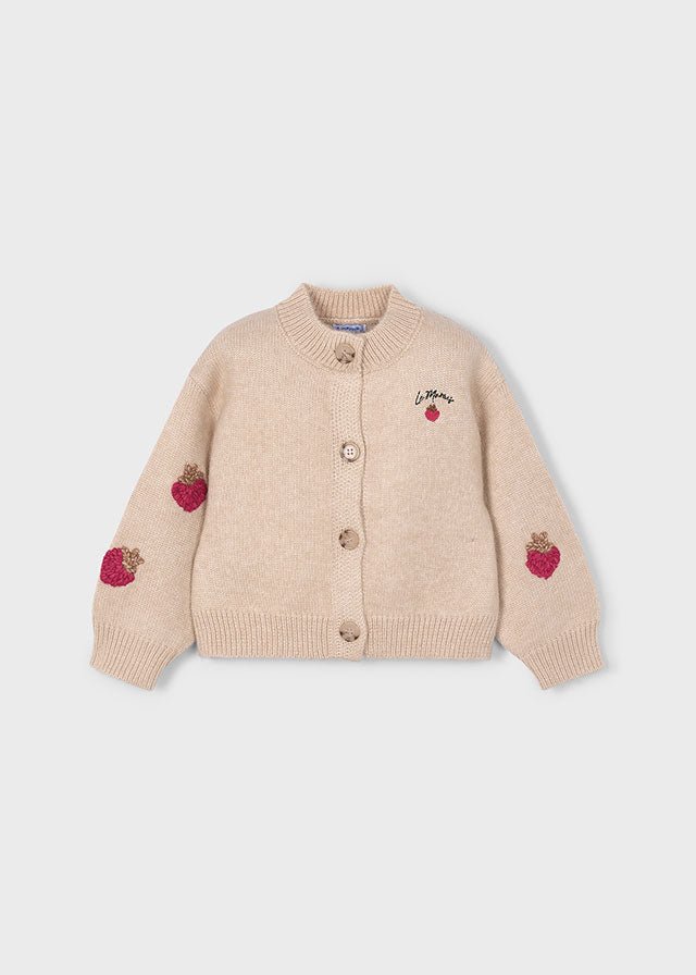 Cardigan Fragole 4309 - Coccole e Ricami p.iva IT09642670583