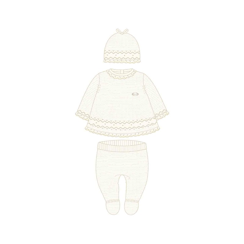 Completo 3 pezzi Maglia 2556 - Coccole e Ricami p.iva IT09642670583