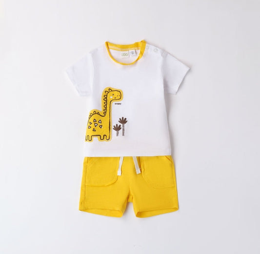 Completo corto Giraffa - Coccole e Ricami