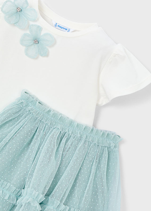 Completo Gonna Tulle 3946 - Coccole e Ricami p.iva IT09642670583