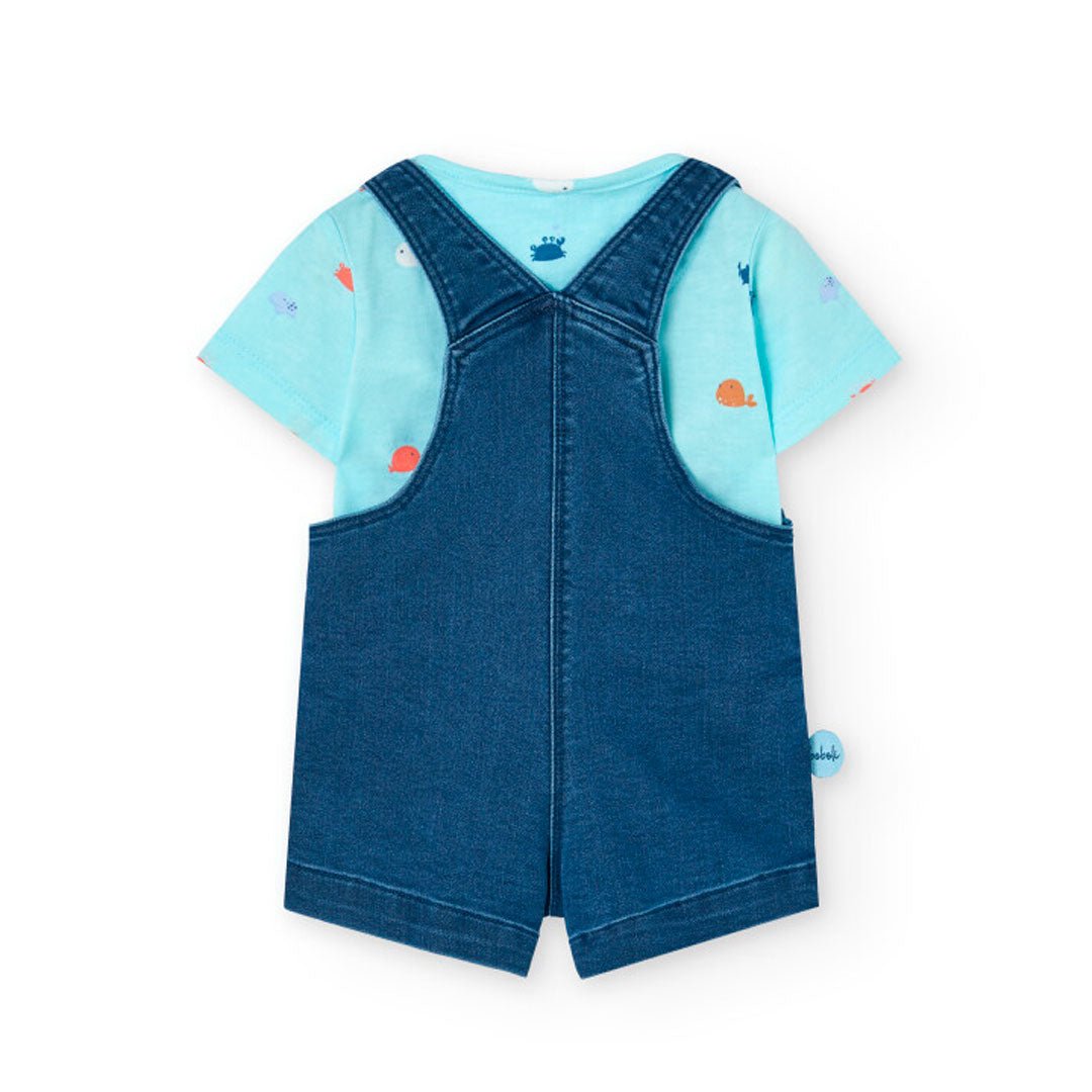 Completo Salopette Jeans - Coccole e Ricami p.iva IT09642670583