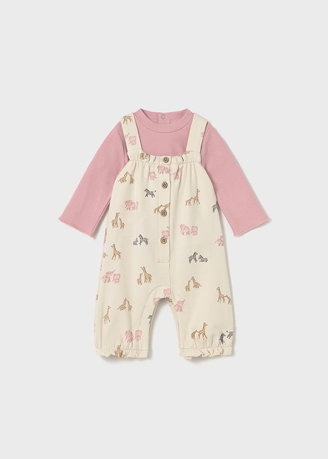 Completo Salopette Neonata 2606 - Coccole e Ricami p.iva IT09642670583