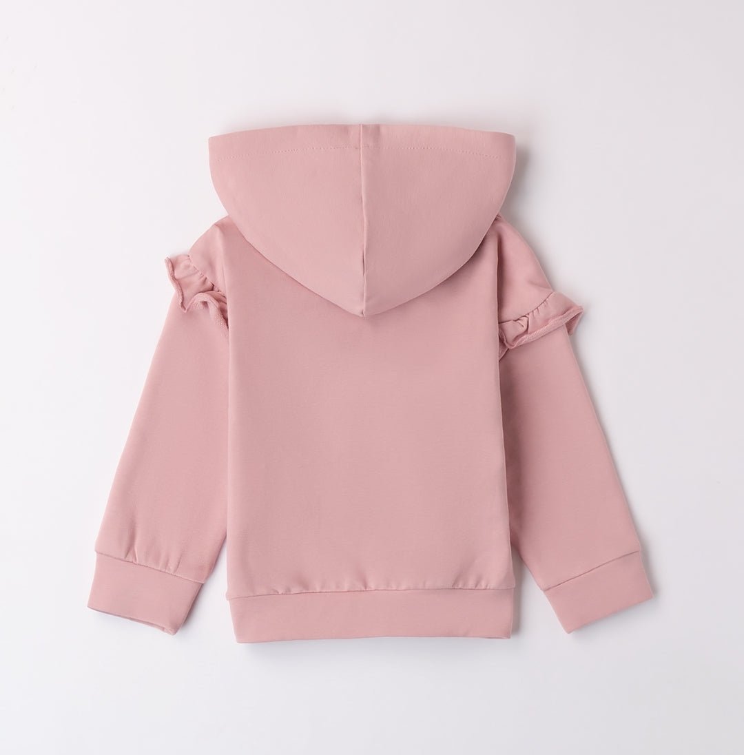 Felpa Cappuccio Bambina - Coccole e Ricami p.iva IT09642670583