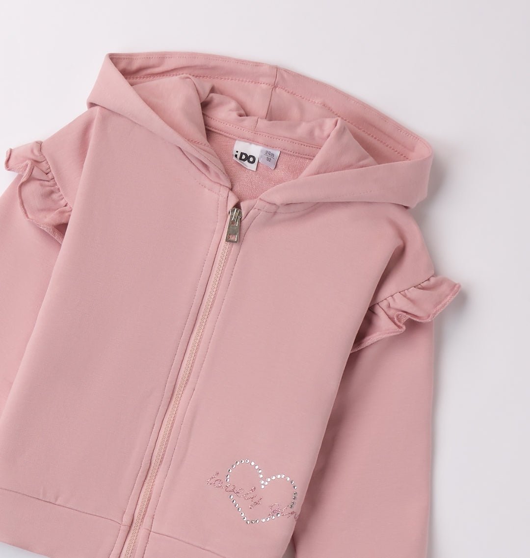 Felpa Cappuccio Bambina - Coccole e Ricami p.iva IT09642670583