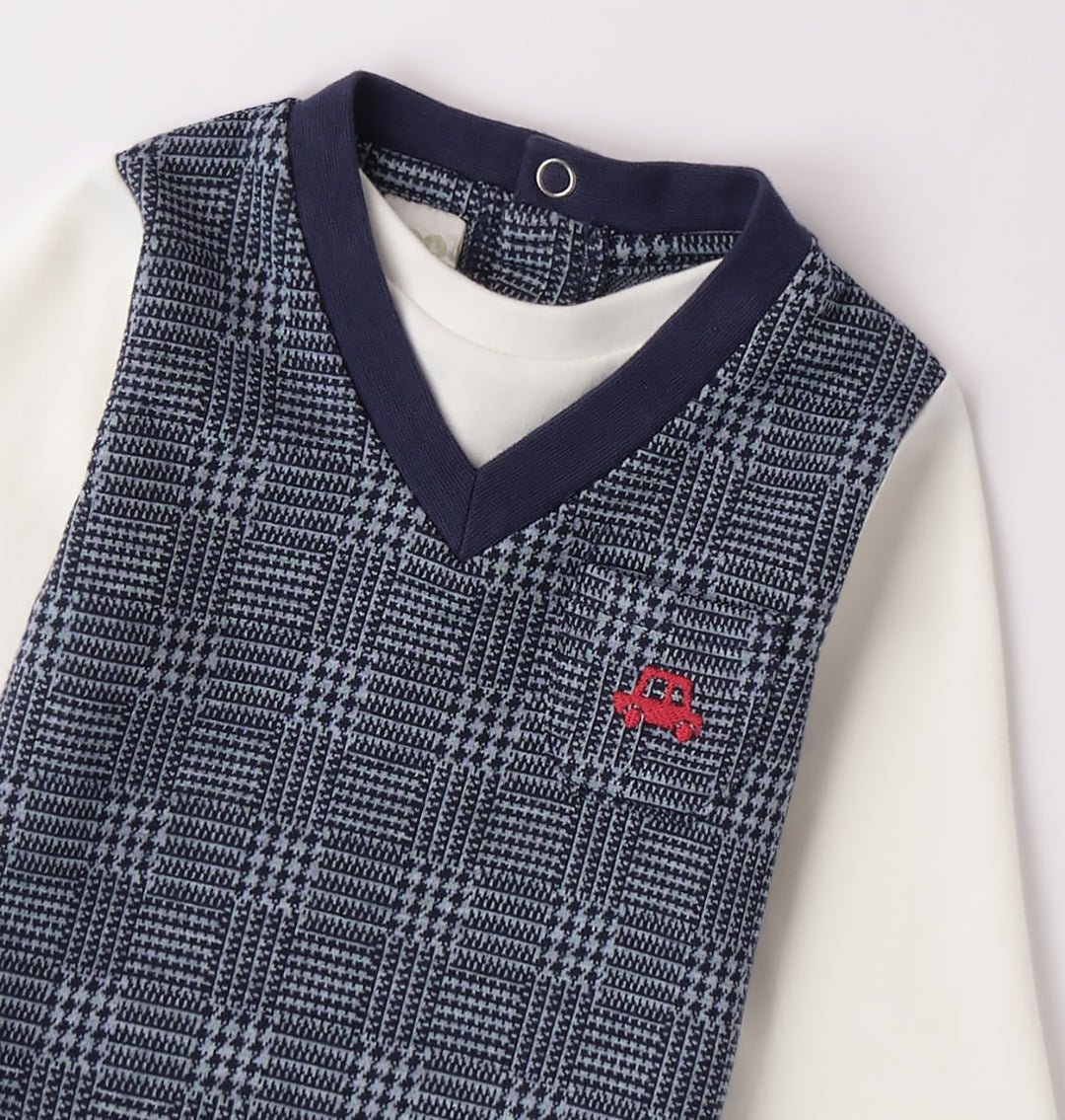 Felpa Gilet Bimbo - Coccole e Ricami