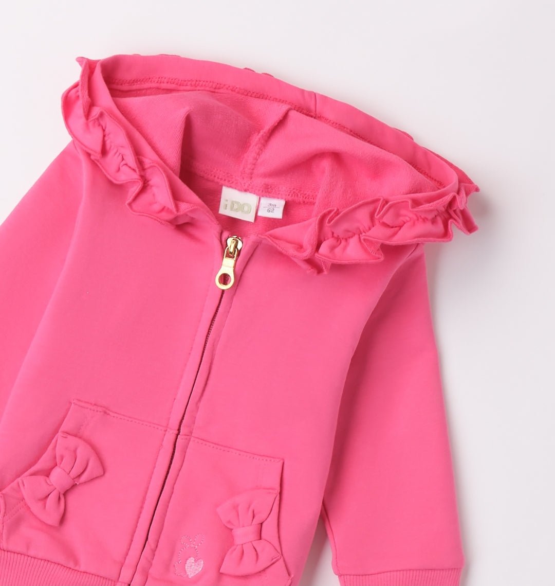 Felpa Zip Bimba - Coccole e Ricami p.iva IT09642670583