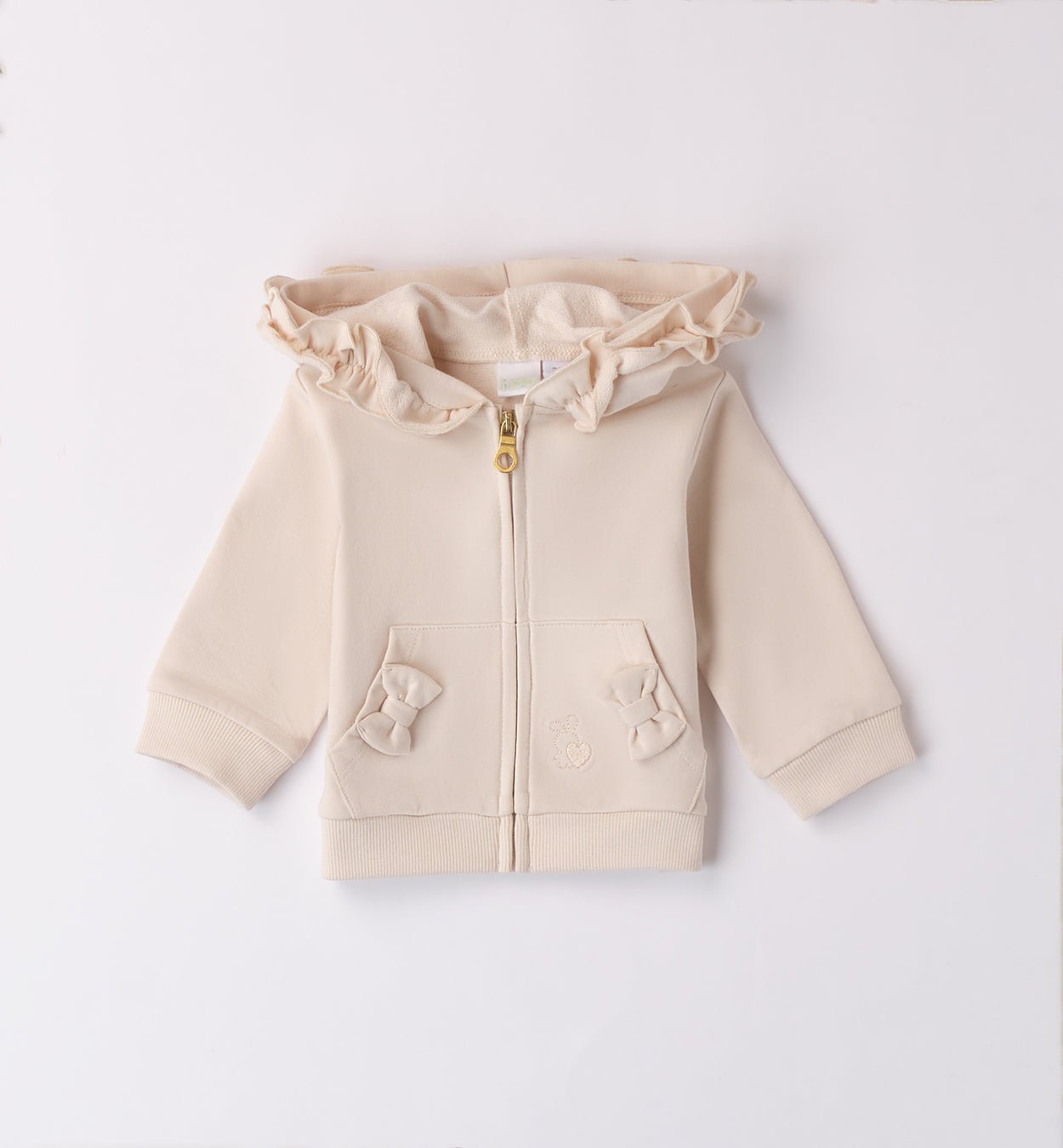 Felpa Zip Bimba - Coccole e Ricami p.iva IT09642670583