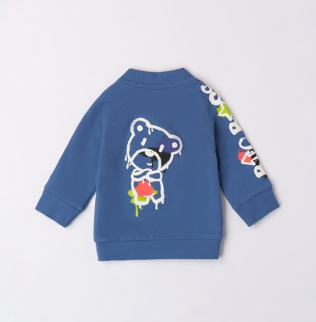 Felpa Zip Scritte - Coccole e Ricami