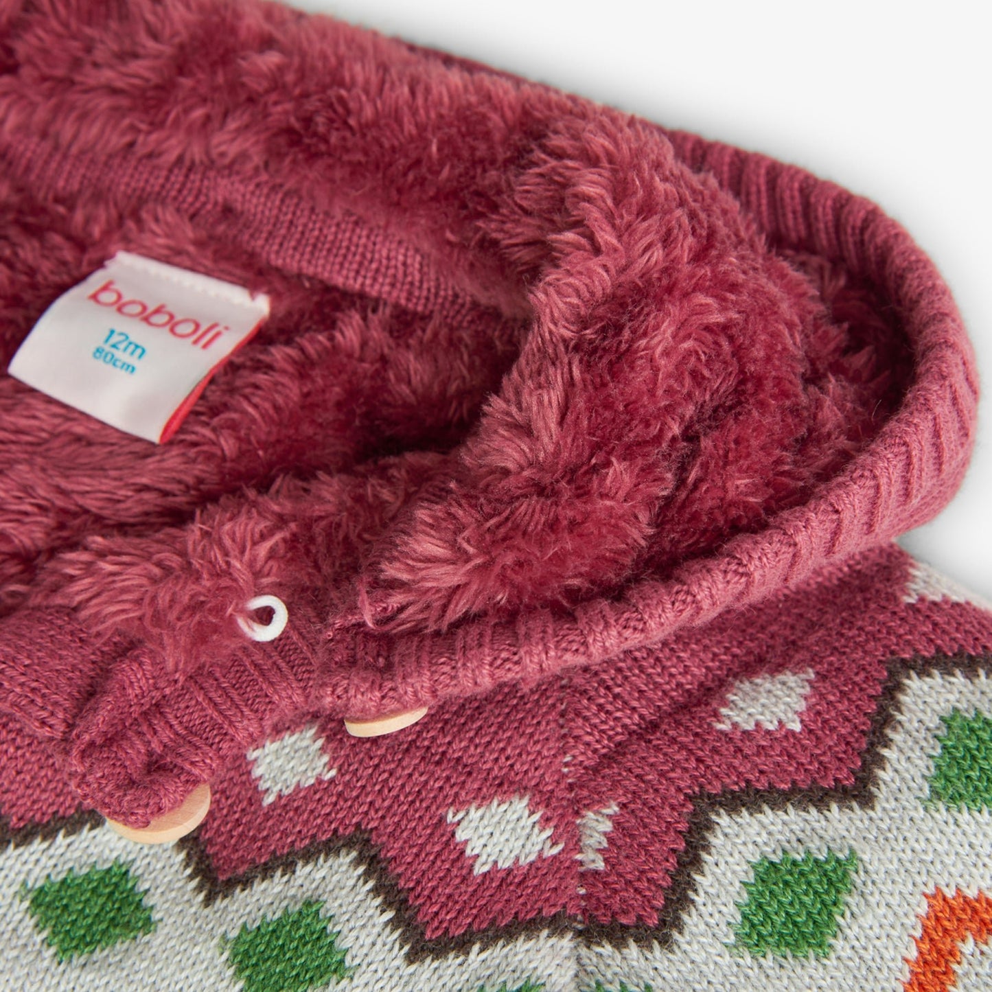 Giacca Maglia Cappuccio - Coccole e Ricami