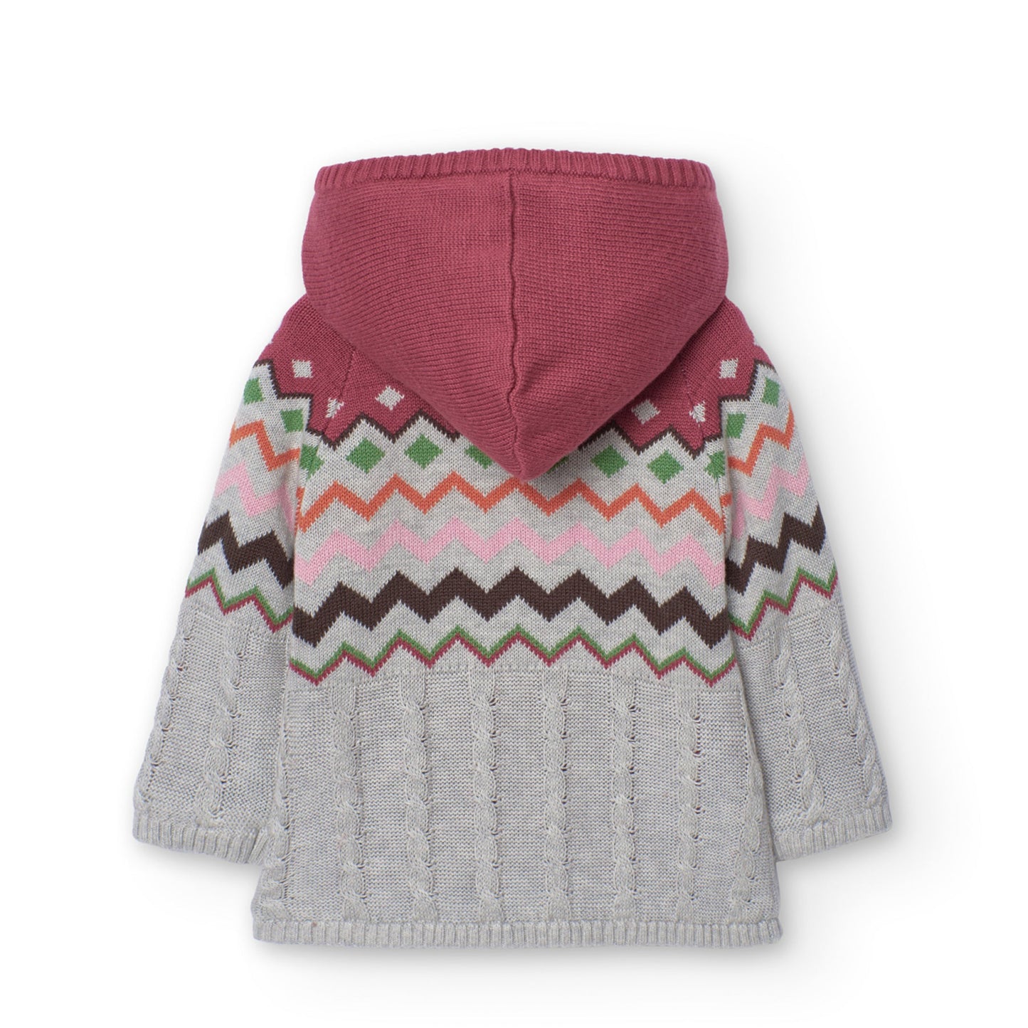 Giacca Maglia Cappuccio - Coccole e Ricami