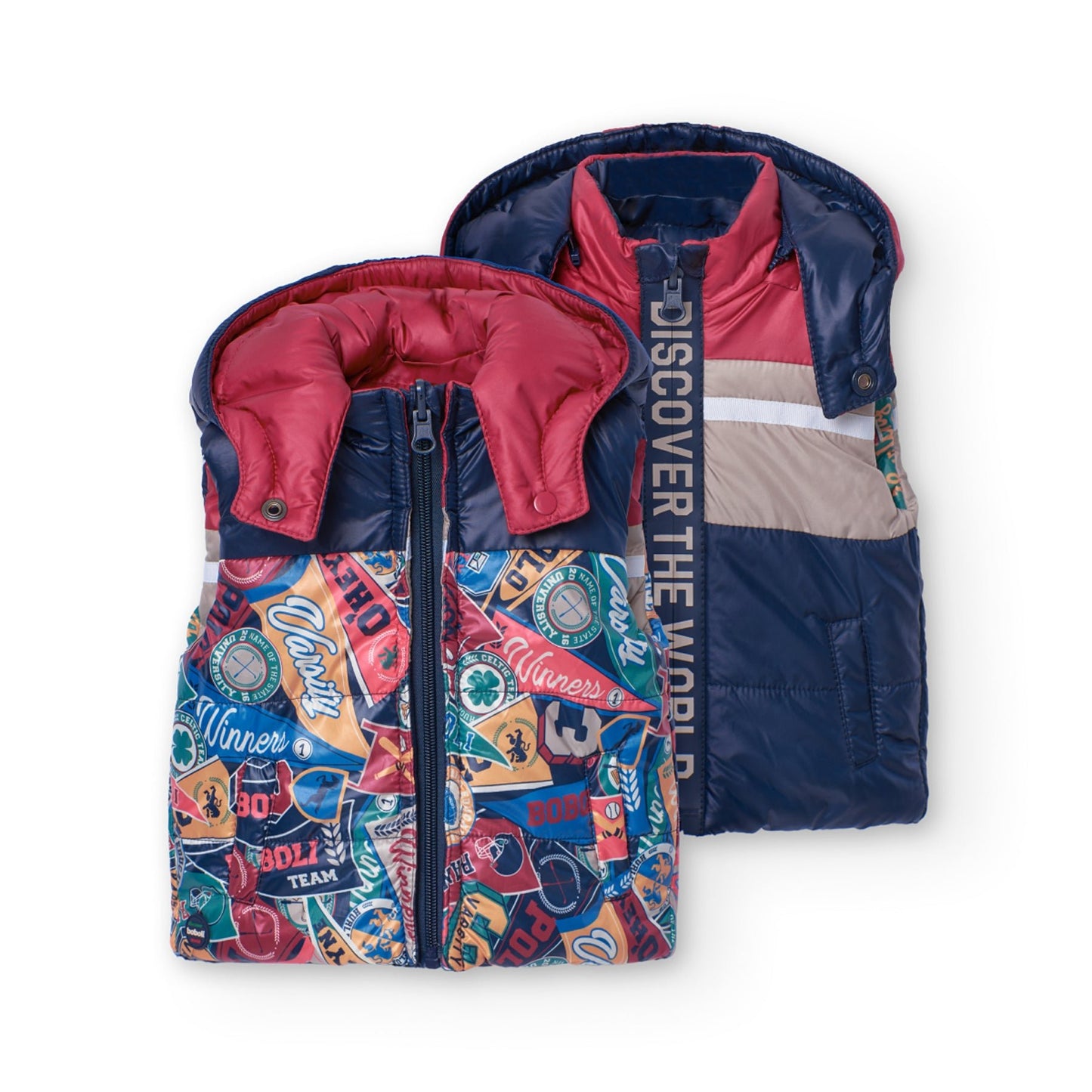 Gilet Reversibile Bimbo - Coccole e Ricami