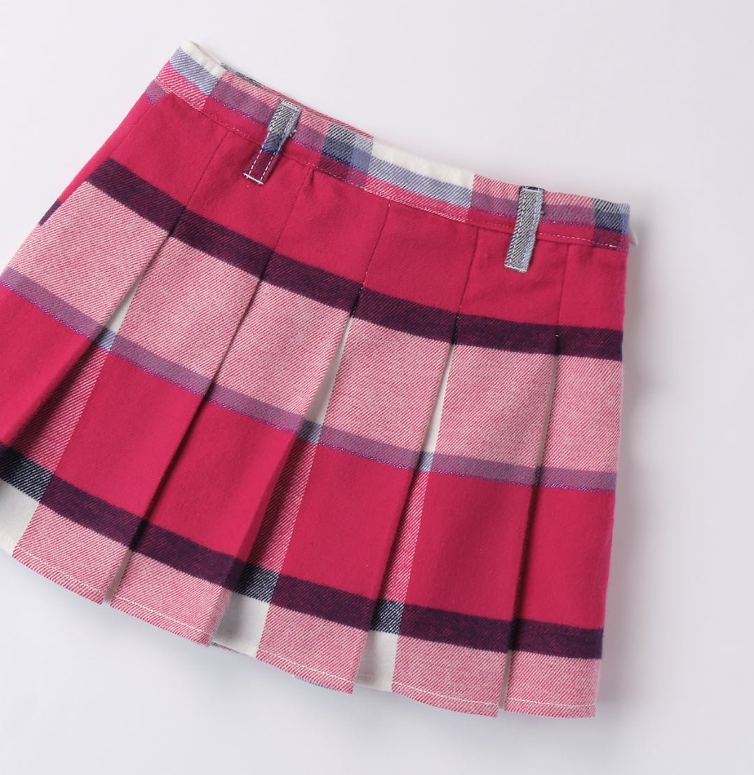 Gonna Quadri Bambina - Coccole e Ricami