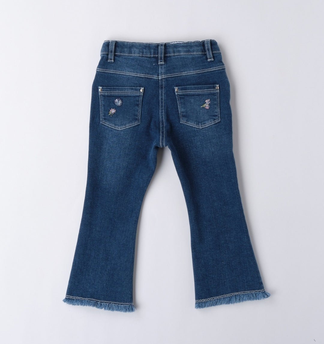 Jeans Bimba Fiorellini - Coccole e Ricami p.iva IT09642670583