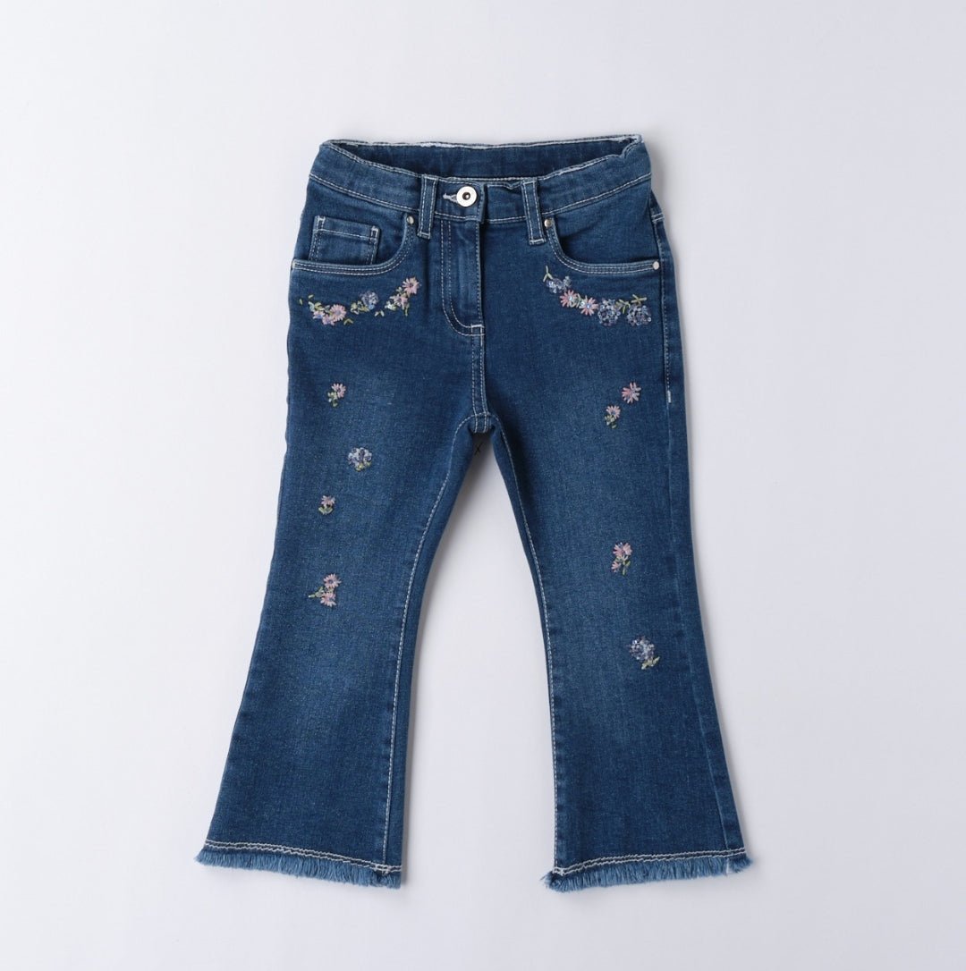 Jeans Bimba Fiorellini - Coccole e Ricami p.iva IT09642670583