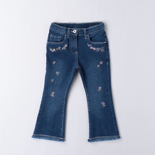Jeans Bimba Fiorellini - Coccole e Ricami p.iva IT09642670583