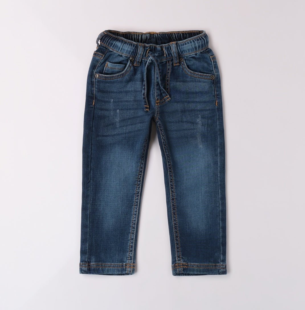 Jeans Bimbo Laccetto - Coccole e Ricami