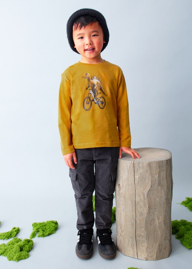 Maglietta Dinosauro 4087 - Coccole e Ricami p.iva IT09642670583