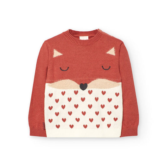 Maglione Bimba Cuoricini 212005 - Coccole e Ricami p.iva IT09642670583