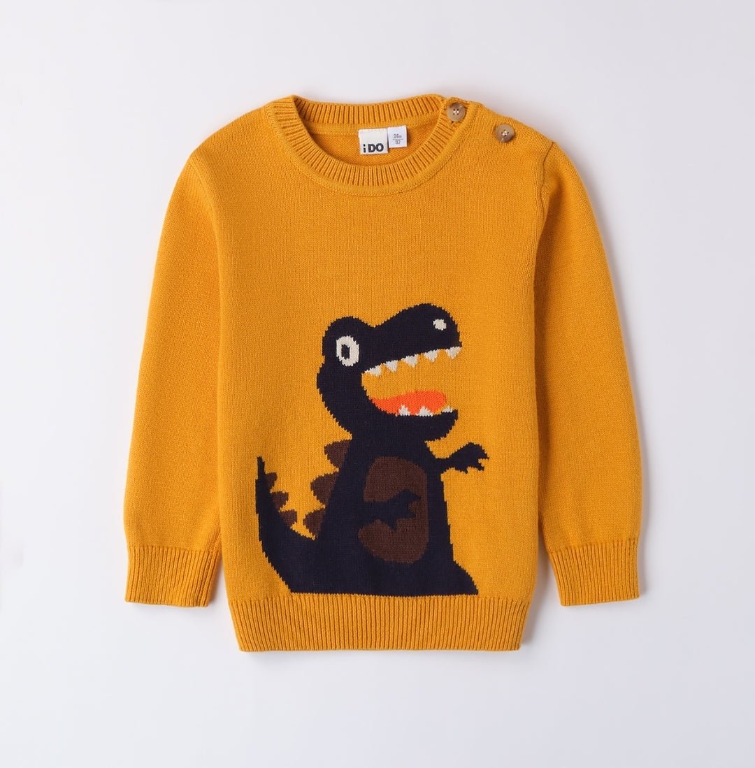 Maglione Girocollo DRAGO - Coccole e Ricami