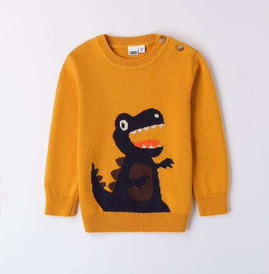Maglione Girocollo DRAGO - Coccole e Ricami