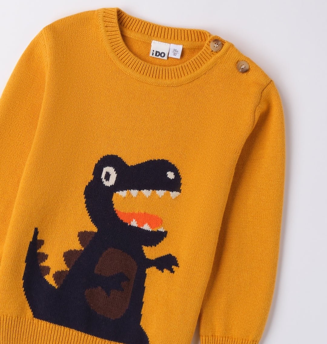 Maglione Girocollo DRAGO - Coccole e Ricami