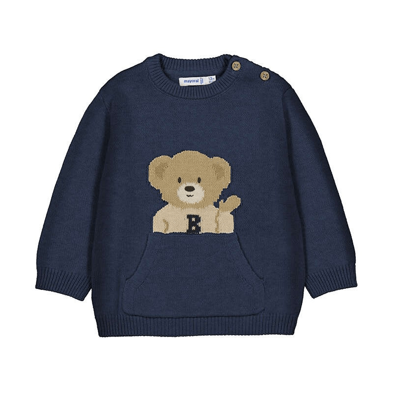Maglione Orso 2341 - Coccole e Ricami p.iva IT09642670583