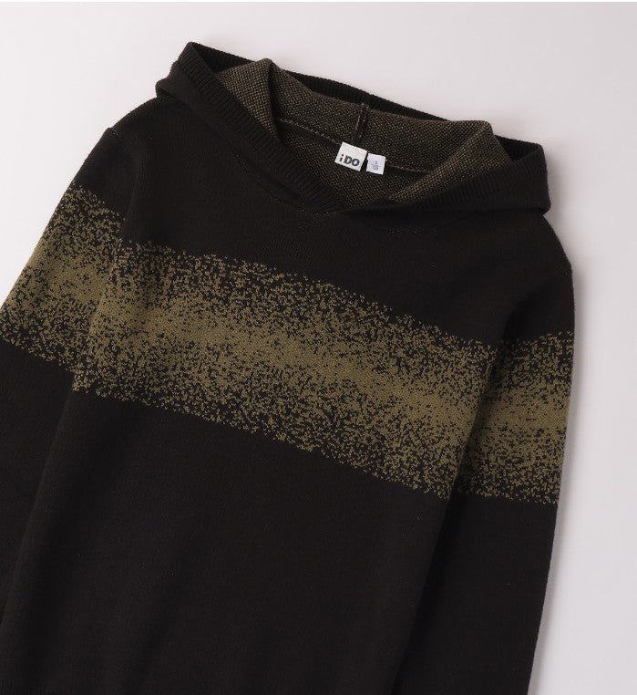 Maglione Teenager Cappuccio 4A714 - Coccole e Ricami p.iva IT09642670583