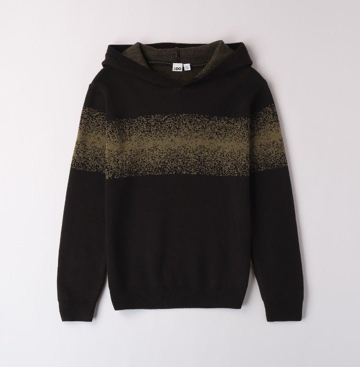 Maglione Teenager Cappuccio 4A714 - Coccole e Ricami p.iva IT09642670583