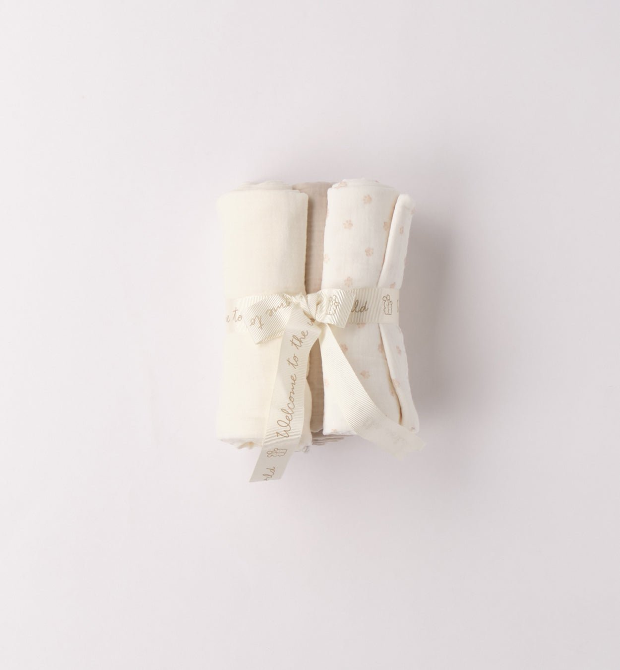 Set 2 Garze Neonati 4G940 - Coccole e Ricami p.iva IT09642670583