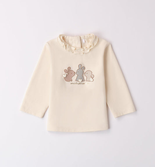 T-Shirt Coniglietti 4F084 - Coccole e Ricami p.iva IT09642670583
