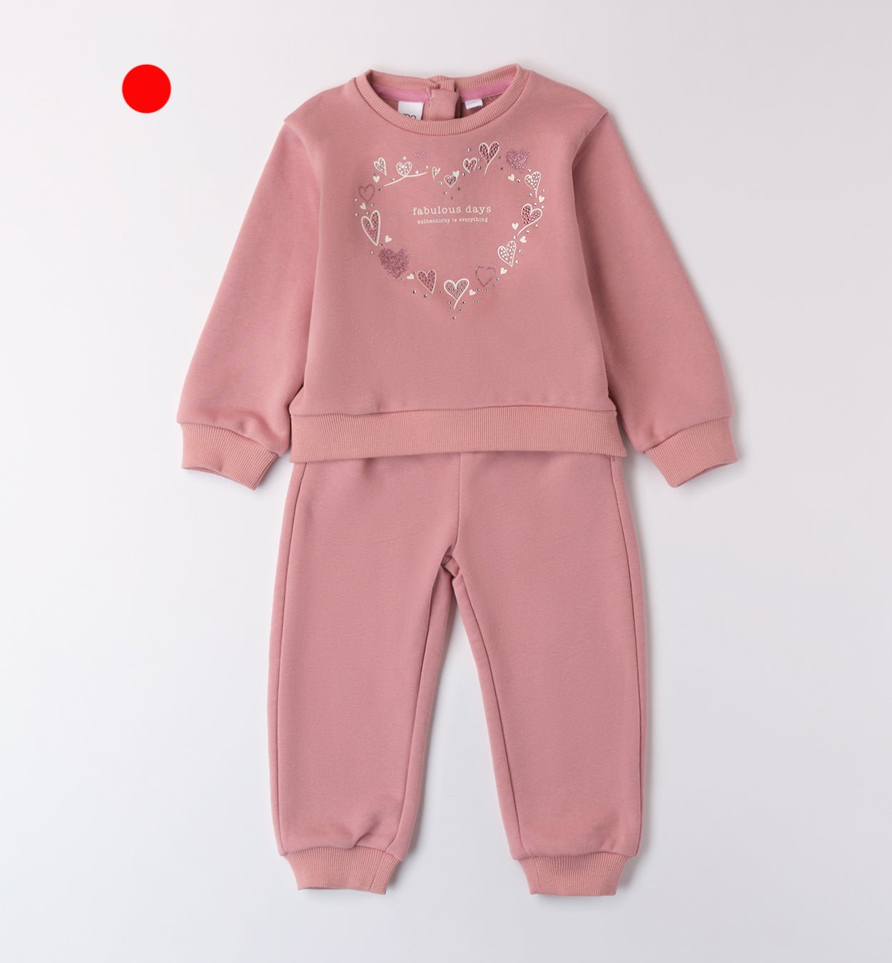 Tuta Cuore 4F335 - Coccole e Ricami p.iva IT09642670583