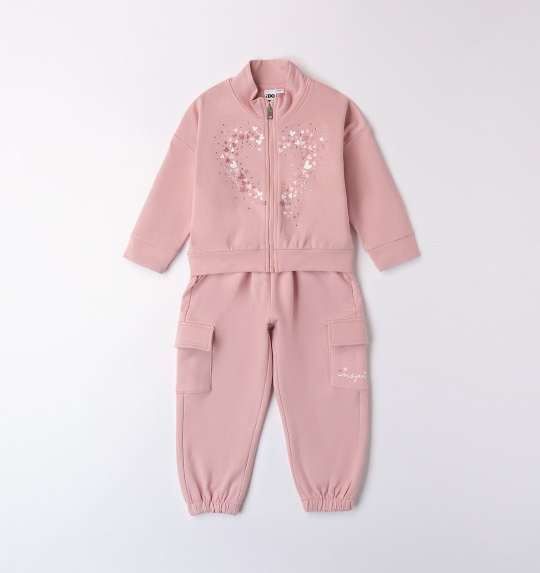 Tuta CUORE Bambina - Coccole e Ricami p.iva IT09642670583