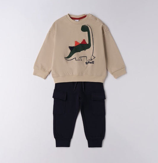 Tuta Dinosauro 4F719 - Coccole e Ricami p.iva IT09642670583