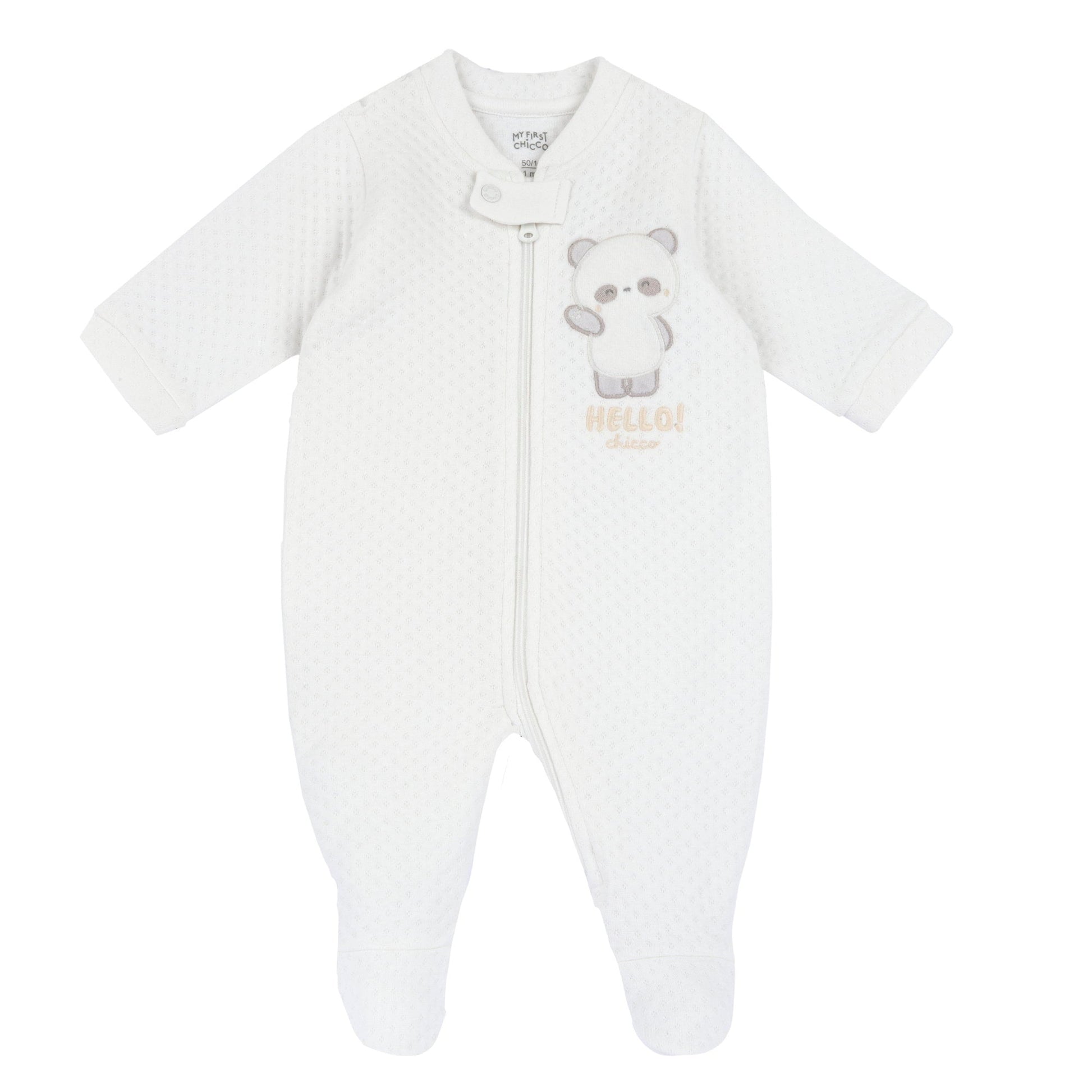 Tutina Aperta Avanti Zip - Coccole e Ricami