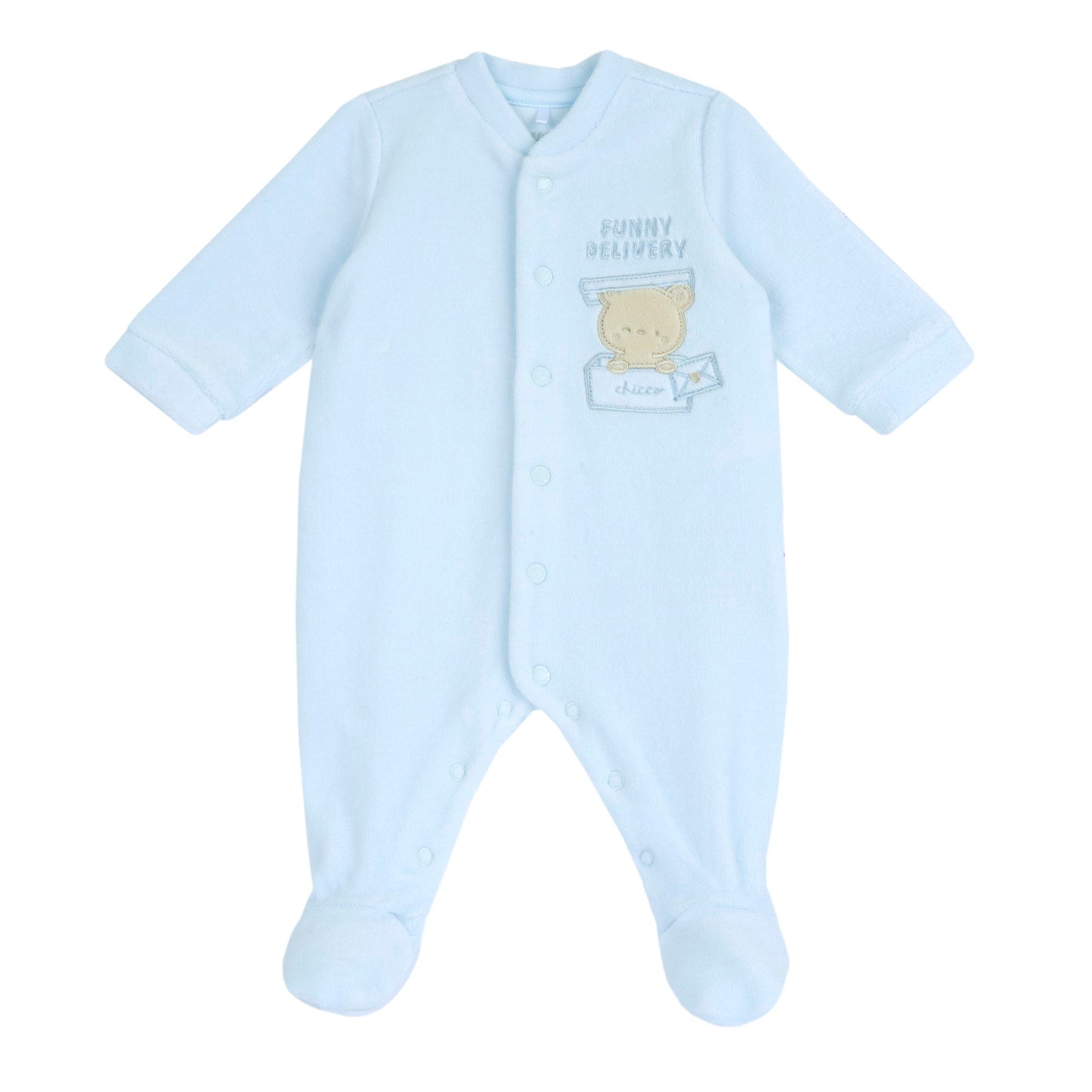 Tutina ciniglia Aperta Avanti - Coccole e Ricami