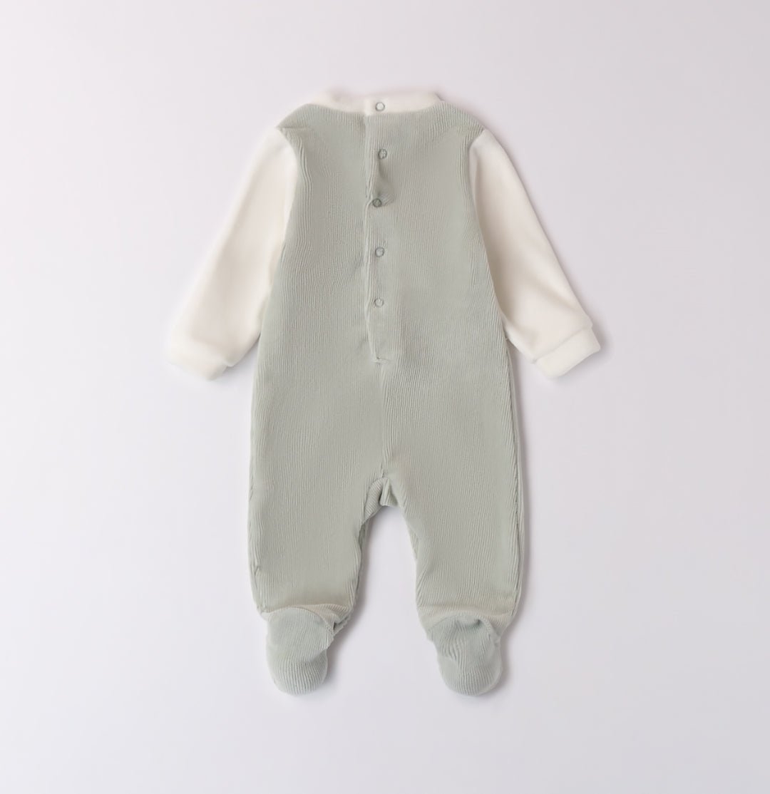 Tutina Ciniglia Orso Quadri - Coccole e Ricami