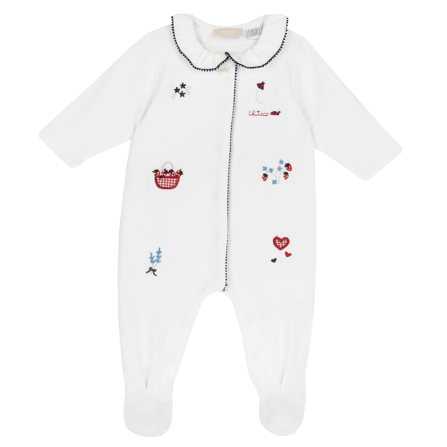 Tutina Lunga Fiorellini - Coccole e Ricami p.iva IT09642670583