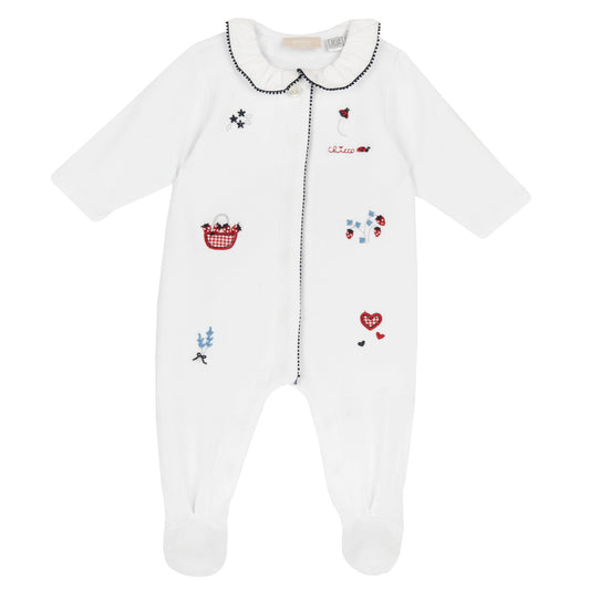 Tutina Lunga Fiorellini - Coccole e Ricami p.iva IT09642670583