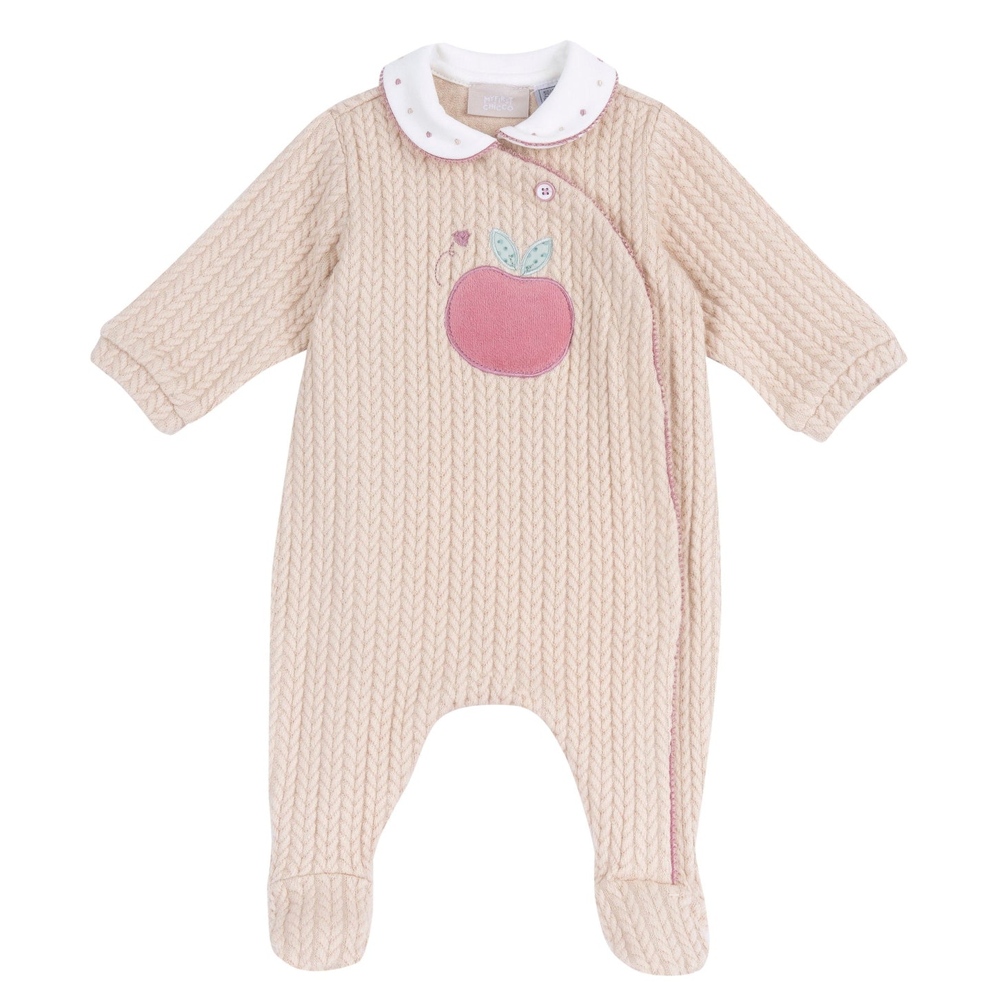 Tutina Treccine aperta avanti 102369 - Coccole e Ricami