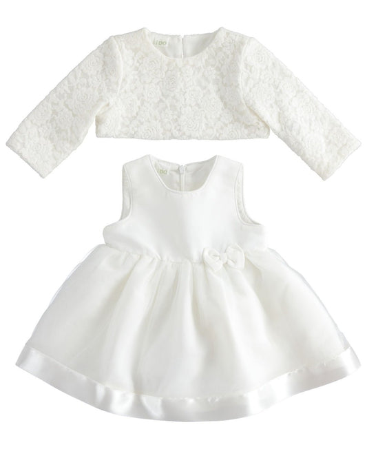 Abito Elegante neonata - Coccole e Ricami |email: info@coccoleericami.shop| P.Iva 09642670583