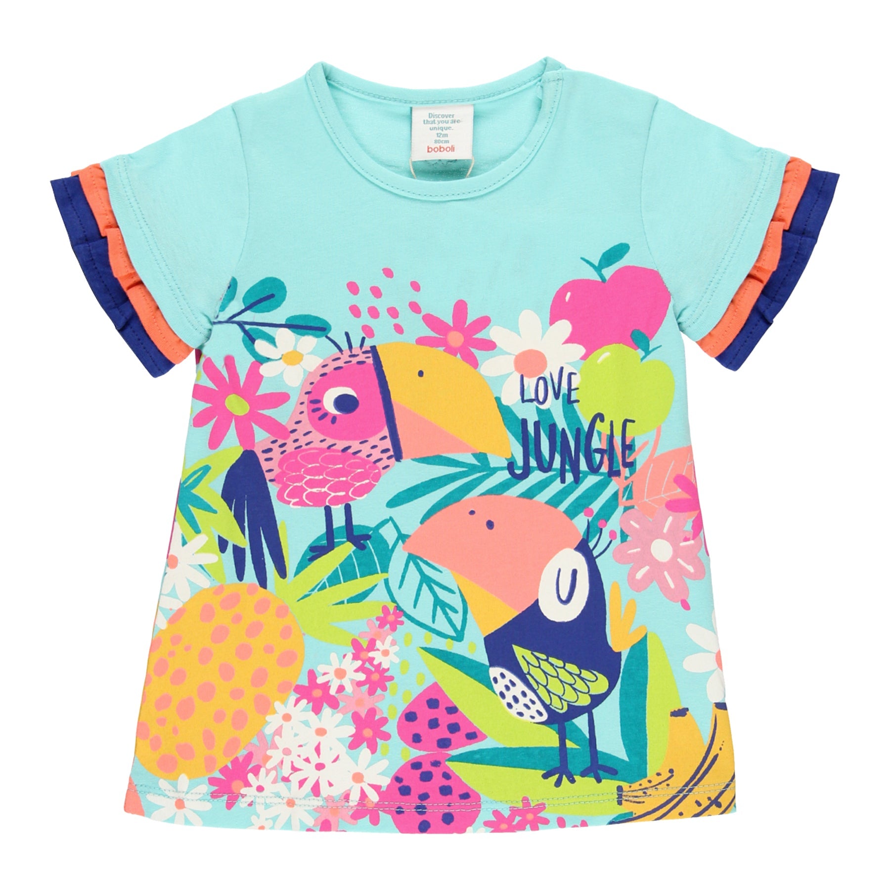 Abito mezza manica Jungle - Coccole e Ricami