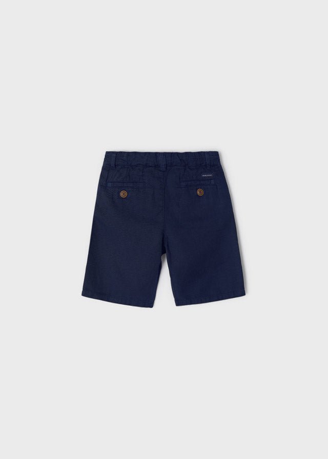 Bermuda lino twill bambino - Coccole e Ricami |email: info@coccoleericami.shop| P.Iva 09642670583