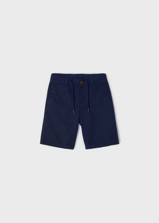 Bermuda lino twill bambino - Coccole e Ricami |email: info@coccoleericami.shop| P.Iva 09642670583