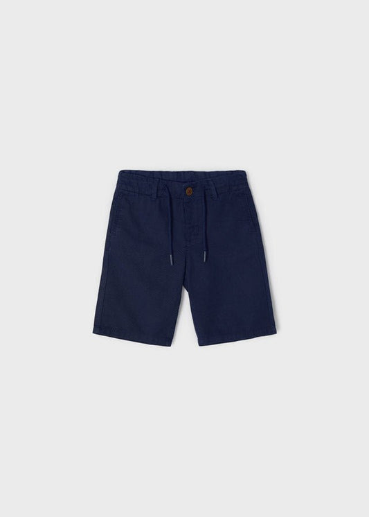 Bermuda lino twill bambino - Coccole e Ricami |email: info@coccoleericami.shop| P.Iva 09642670583